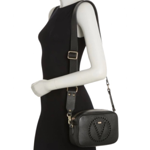 Valentino By Mario Valentino Handbags - NWT VALENTINO BY MARIO VALENTINO MIA ROCK
STUDD LEATHER CROSSBODY CAMERA BAG
